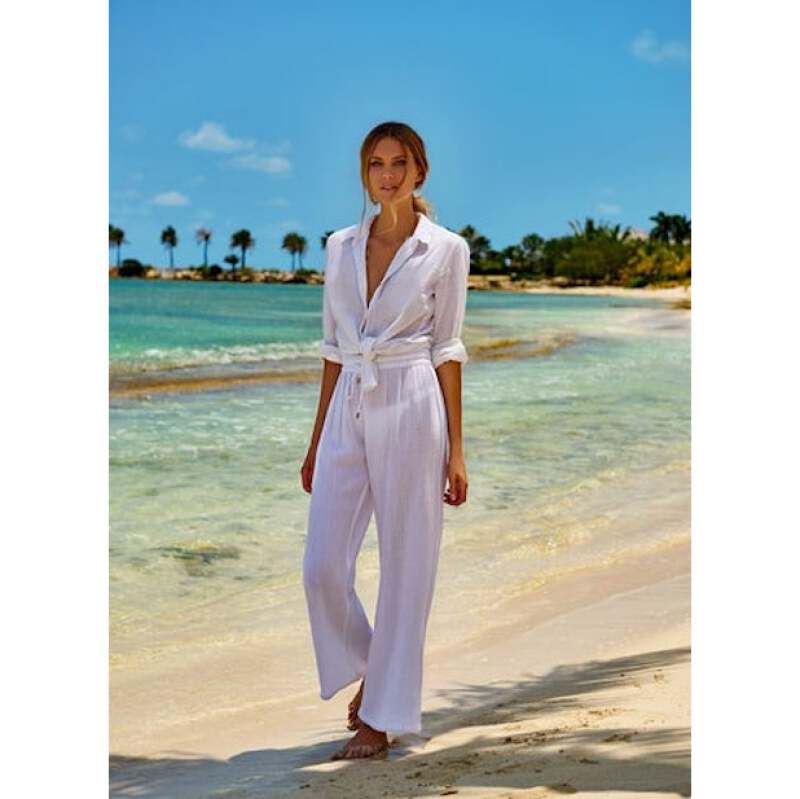 RESORTWEAR Krissy Hose White Black Friday