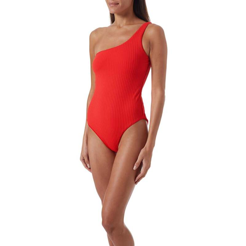 NEUHEITEN Palermo Padded Badeanzug Red Ribbed Vatertagsangebot
