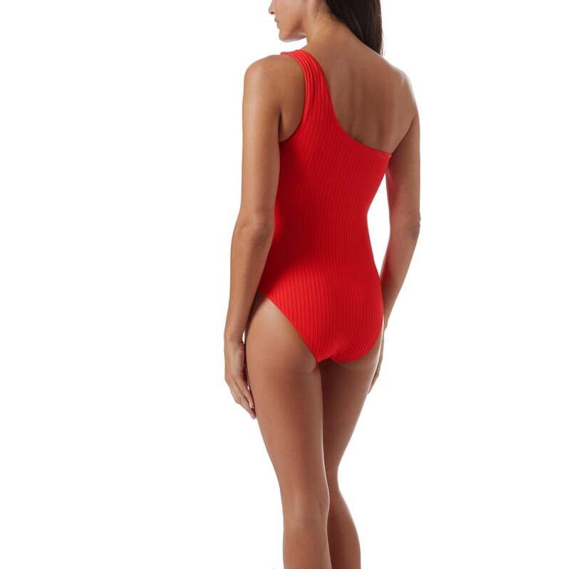 NEUHEITEN Palermo Padded Badeanzug Red Ribbed Vatertagsangebot