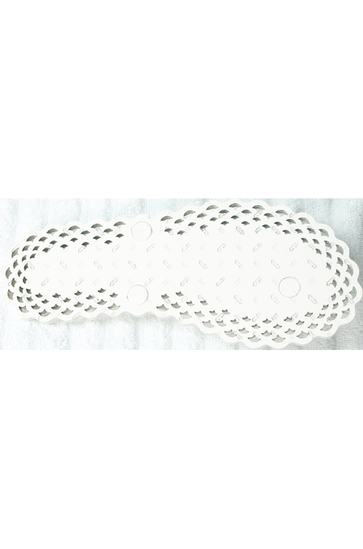 ACCESSOIRES Doily Flipflop Weiß Super Sparpreis