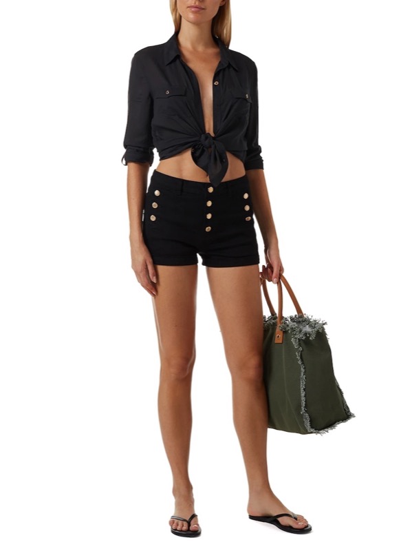 ACCESSOIRES Cap Ferrat Tote Olive Zeitbegrenzte Promotion
