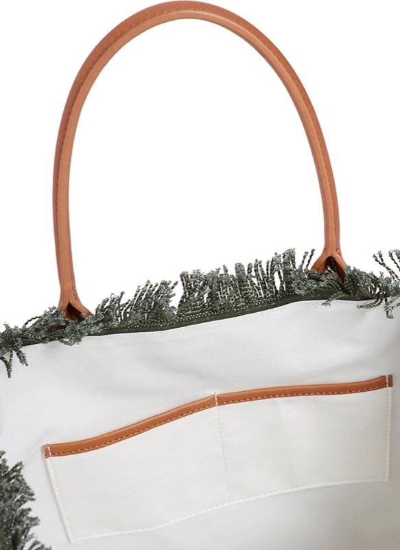 ACCESSOIRES Cap Ferrat Tote Olive Zeitbegrenzte Promotion