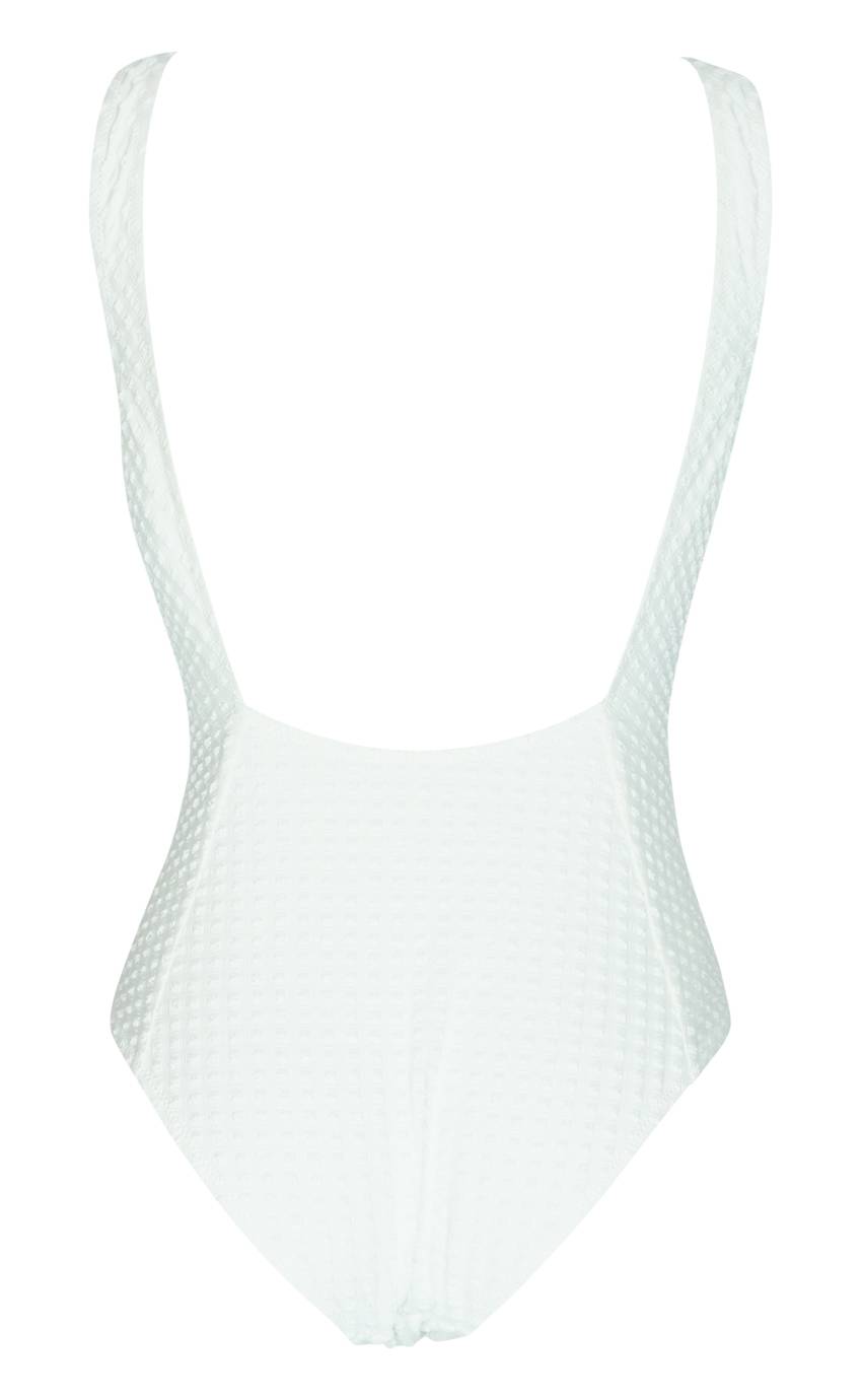 NEUHEITEN Cora Padded Bügel Badeanzug Weiß Nur noch ein Tag übrig