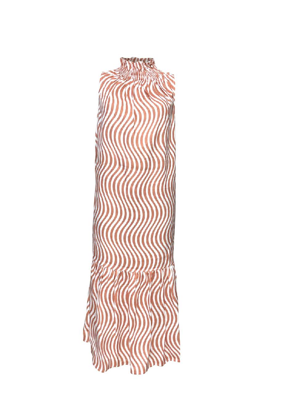 NEUHEITEN Garland Maxikleid Terracotta Wave Verkauf