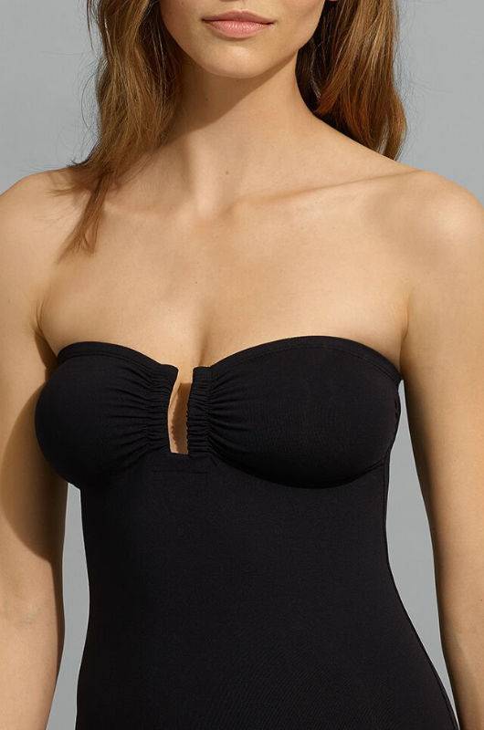 NEUHEITEN Cassiopee Bandeau Badeanzug Noir Meist gekauft