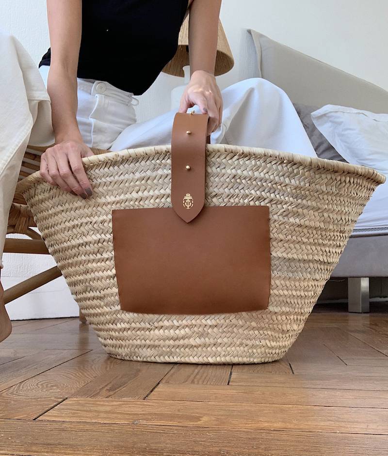 ACCESSOIRES Tulum Korbtasche Cognac Flash Sale