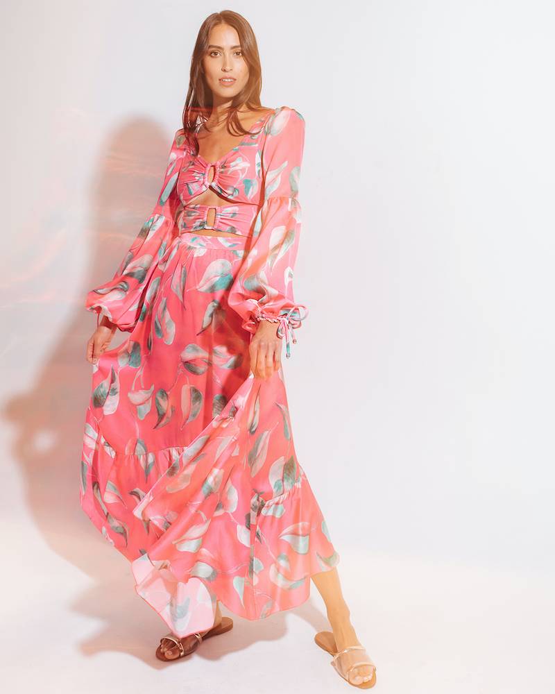 NEUHEITEN Pandola Cut-Out Kleid Pink Begrenztes Angebot