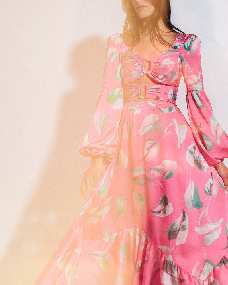 NEUHEITEN Pandola Cut-Out Kleid Pink Begrenztes Angebot