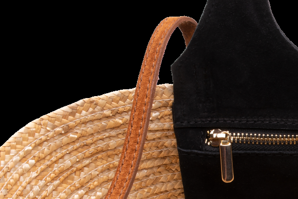 ACCESSOIRES Mini Tote Natur/Schwarz Muttertagsangebot