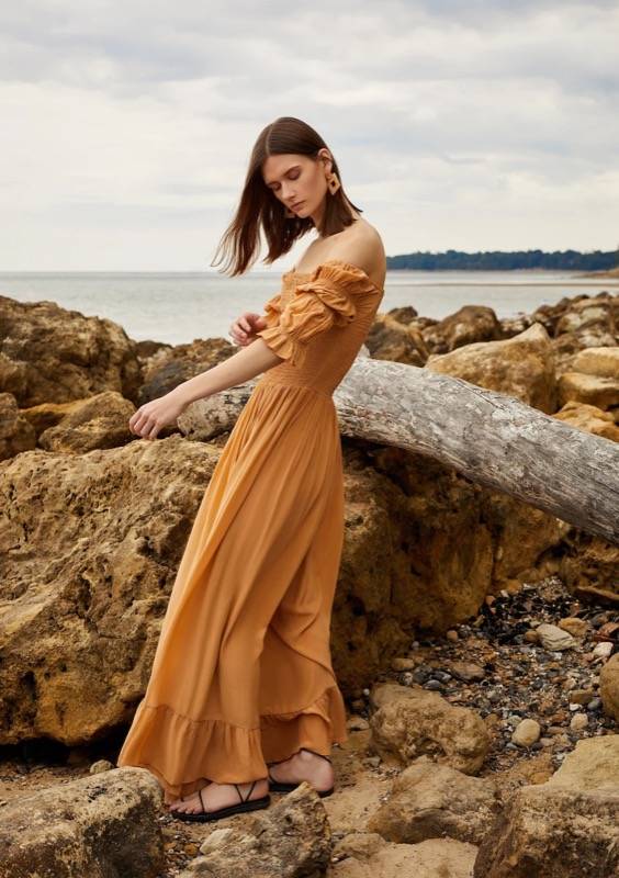 RESORTWEAR Lora Kleid Sand Zeitlich begrenztes Angebot