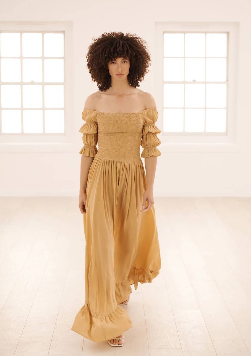 RESORTWEAR Lora Kleid Sand Zeitlich begrenztes Angebot
