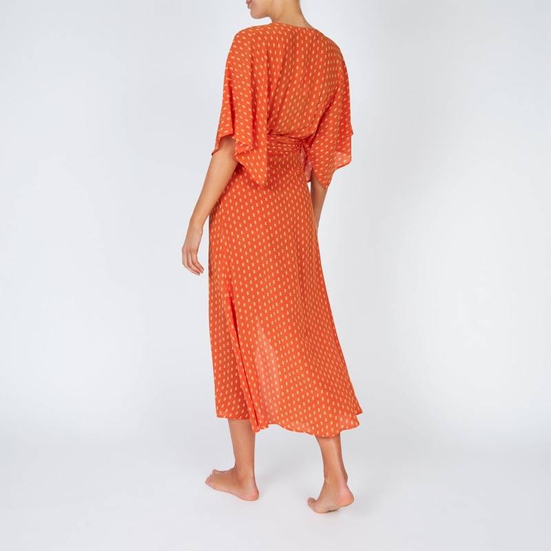 RESORTWEAR Modica Wickelkleid aus Seide Wochenangebot