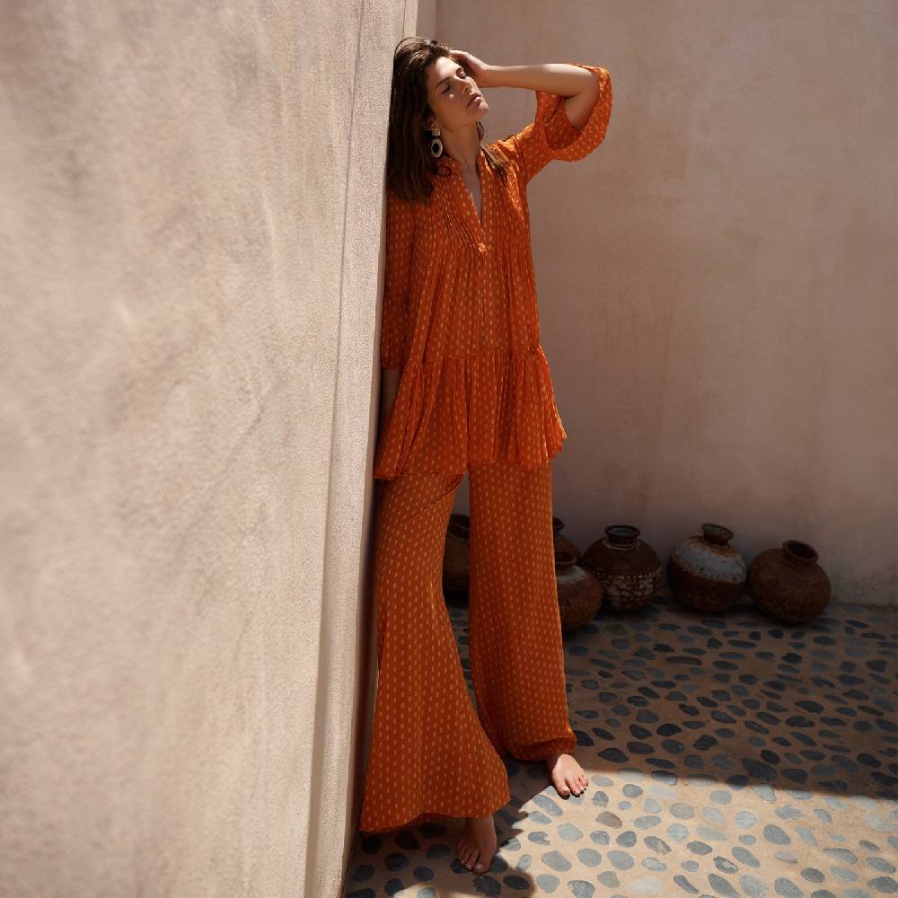 RESORTWEAR Diana Seiden Hose orange Letzte 3 Tage