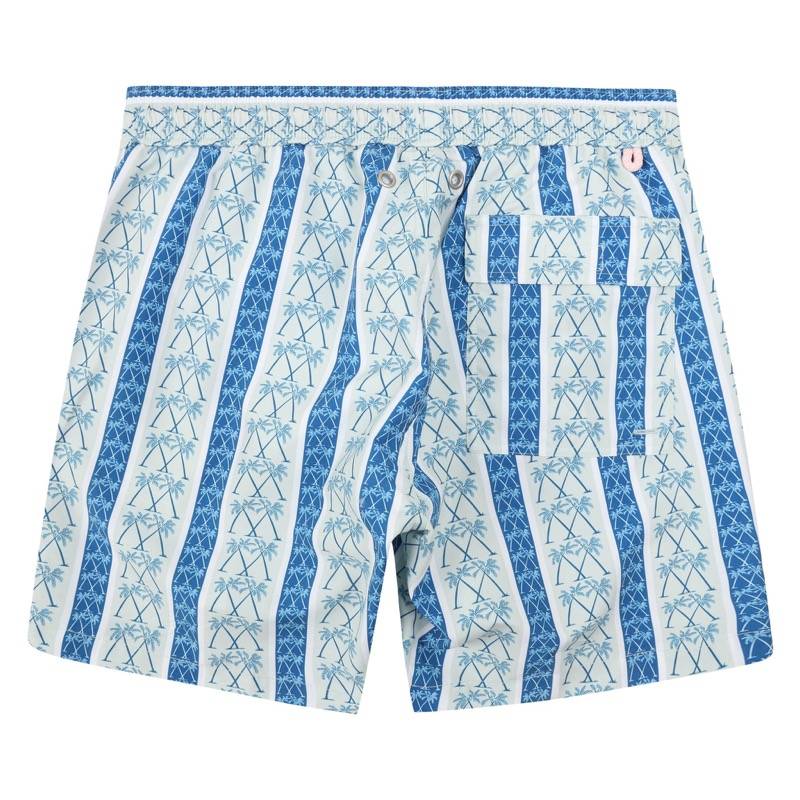 HERREN Badehose mit Streifen in blau 2025