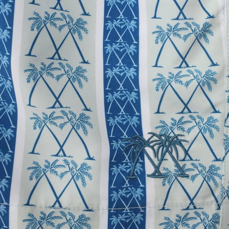 HERREN Badehose mit Streifen in blau 2025