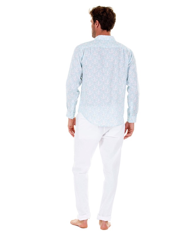 HERREN Leinenhemd Papaya grau Online