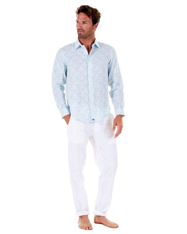 HERREN Leinenhemd Papaya grau Online