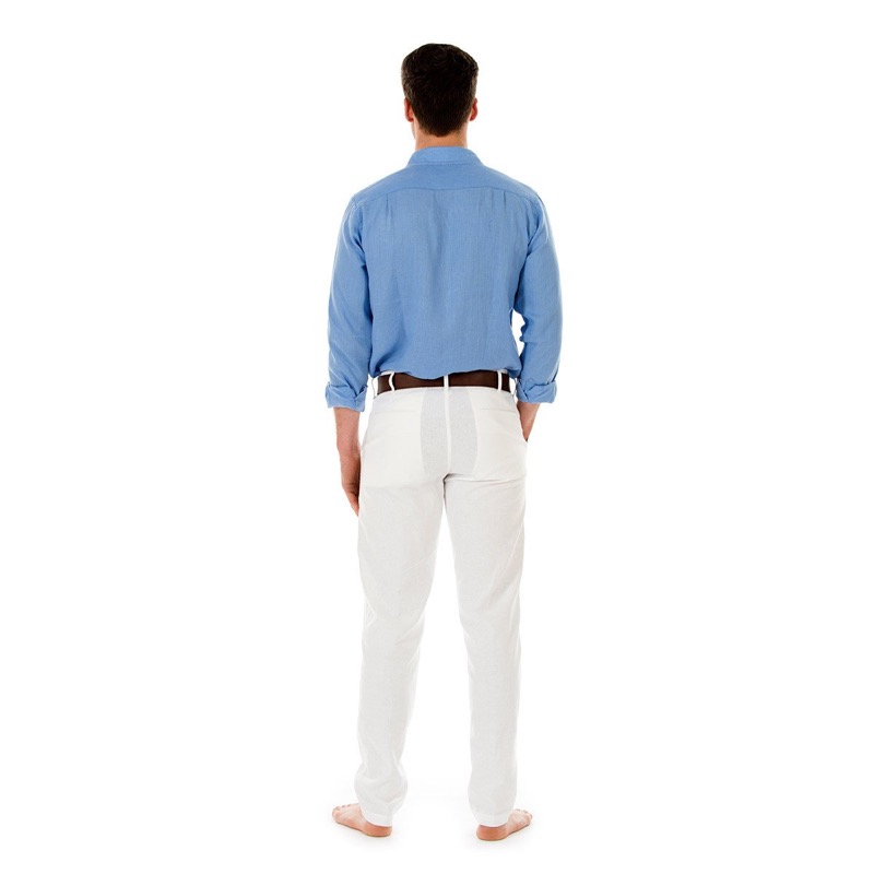HERREN Leinenhose in weiß Hotsell
