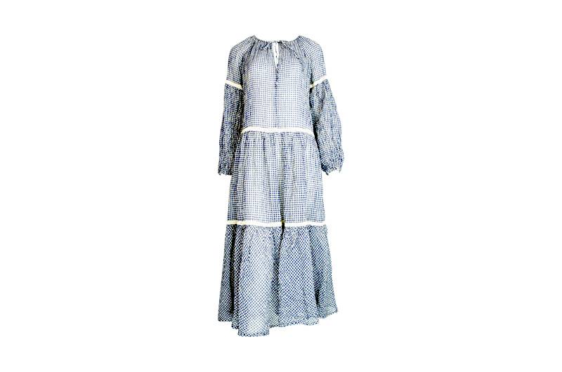 SALE Selena Kleid Blau Fabrikpreis