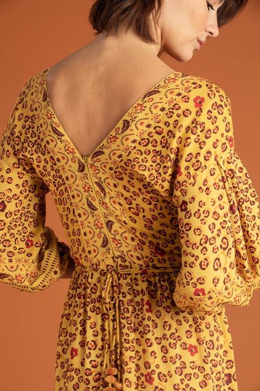 SALE Mia Maxikleid Gelb Vatertagsangebot