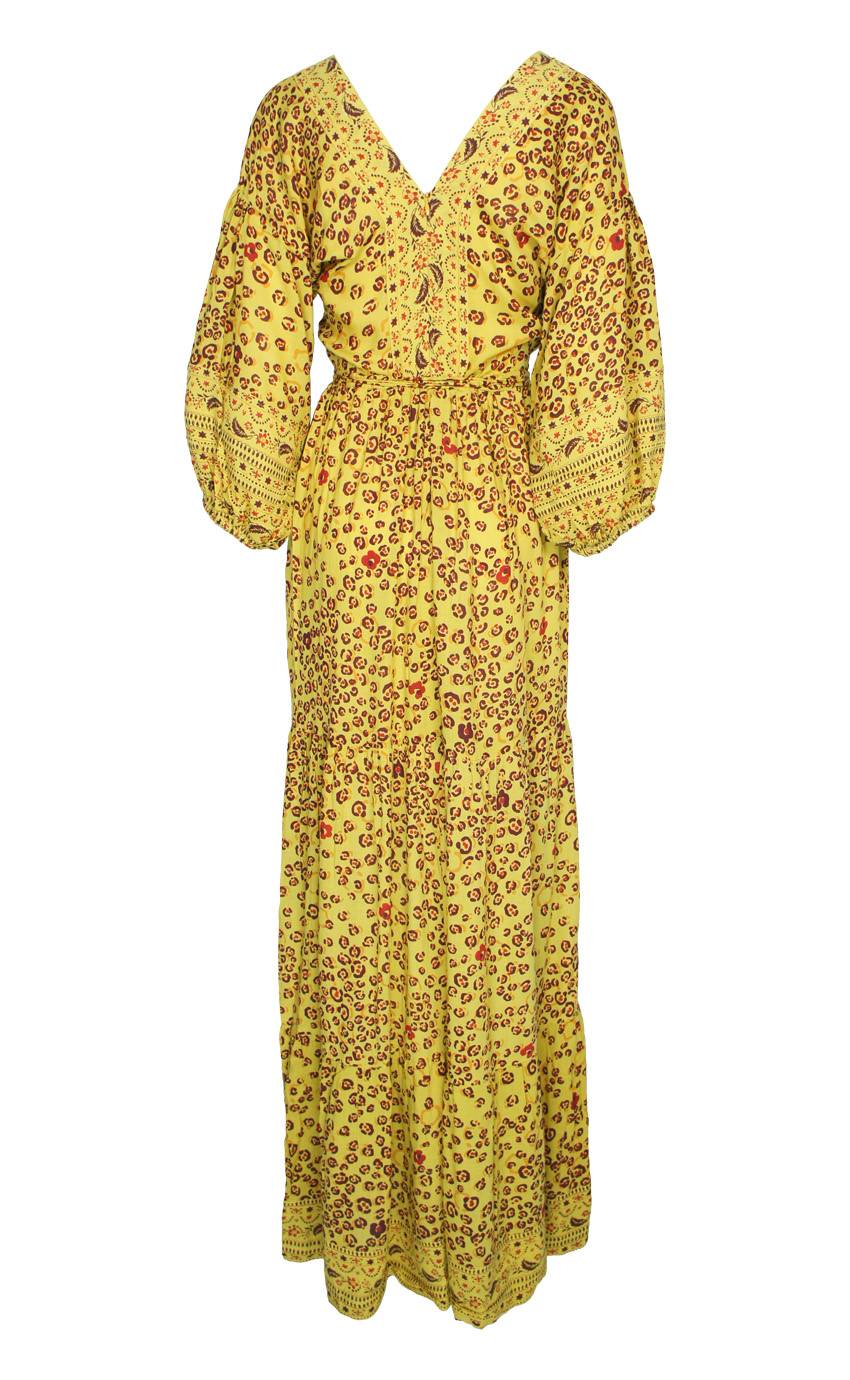 SALE Mia Maxikleid Gelb Vatertagsangebot