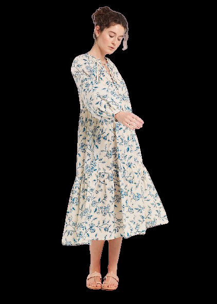 SALE Jaya Birdsong Kleid Off-White Top Angebot