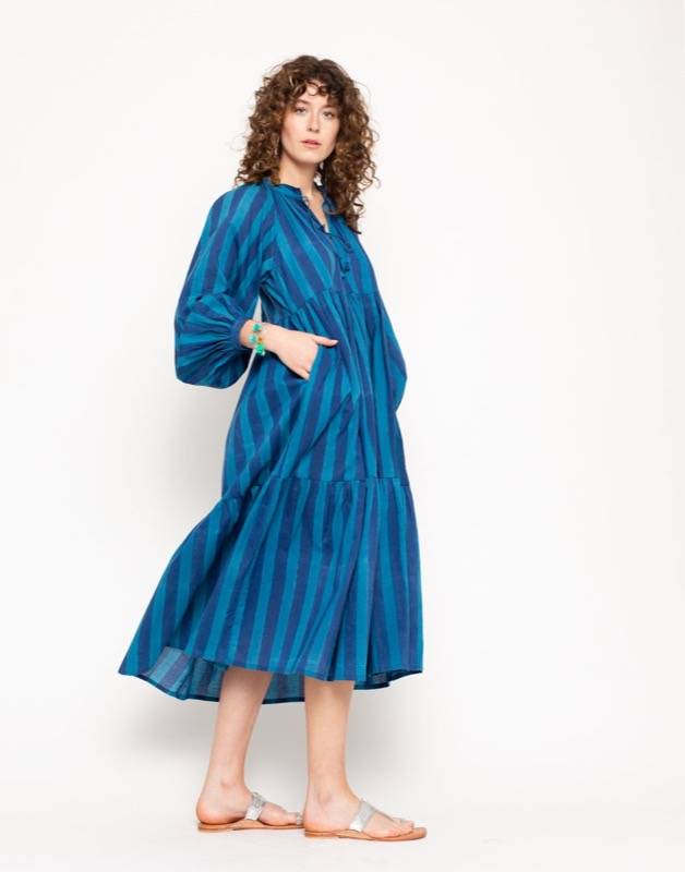 SALE Jaya Riviera Kleid blau Letzte 2 Tage