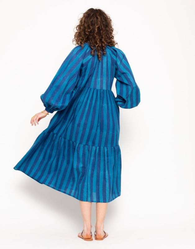 SALE Jaya Riviera Kleid blau Letzte 2 Tage