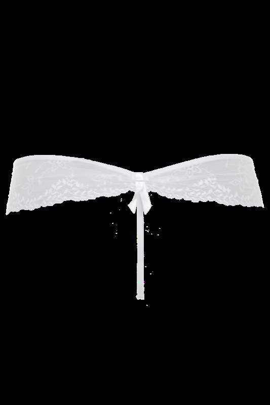 LINGERIE Amalfi G-String aus Spitze in Off-White Clearance-Verkauf