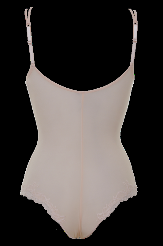 LINGERIE Brunico gefütterter String Body in Puder aus Spitze Black Friday Preise