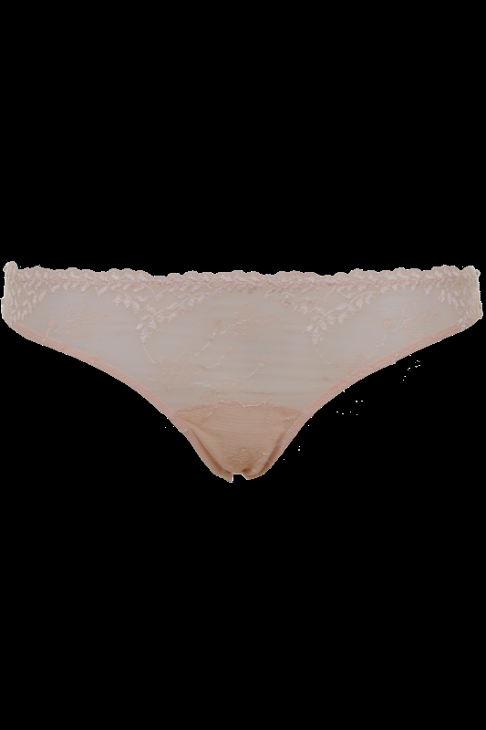 LINGERIE Acapulco String aus Spitze in Puder Rabatte dieses Monats