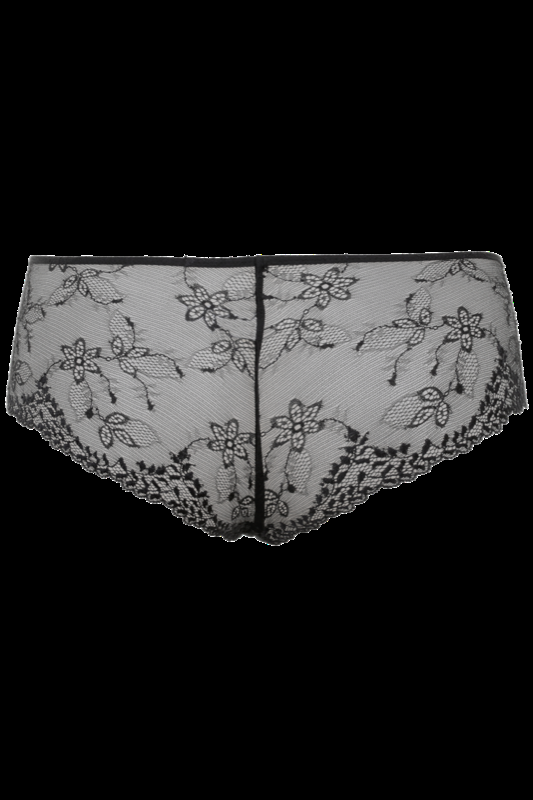 LINGERIE Adria Panty aus Spitze in Schwarz Auslauf