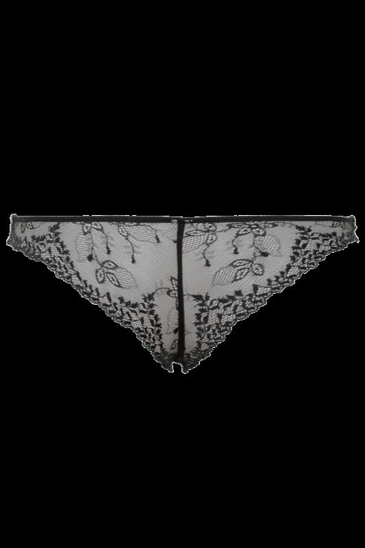 LINGERIE Acapulco String aus Spitze in Schwarz Angebote