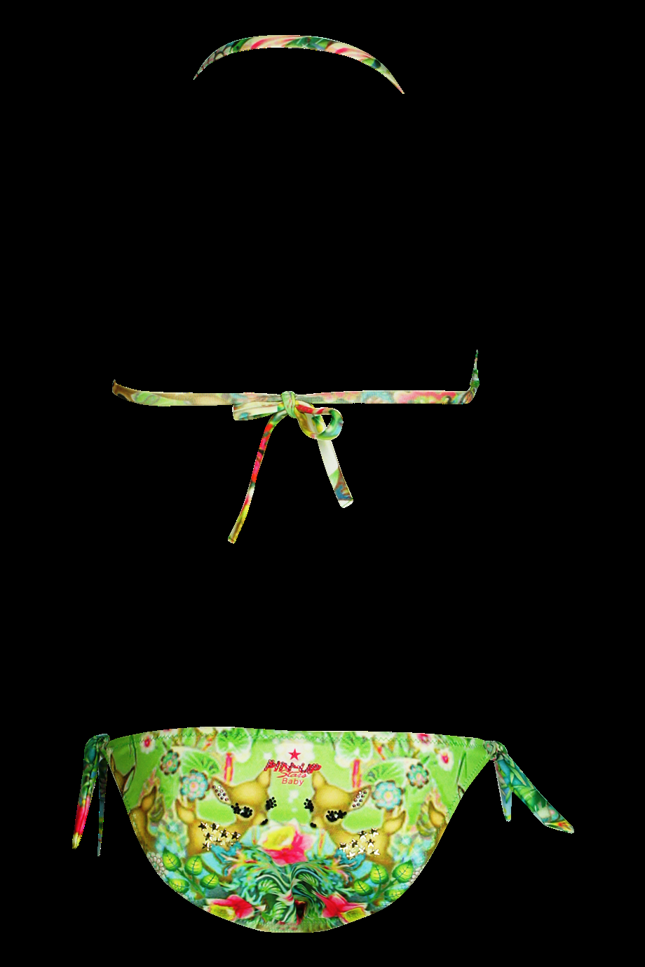 KINDER Baby Bikini Bambi in grün Kostenloser Versand