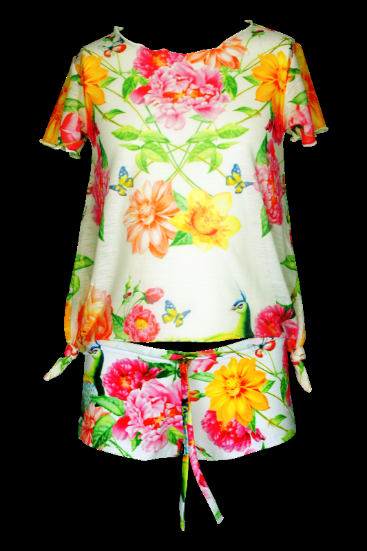 KINDER Baby T-Shirt Pavone in weiß Flash Sale