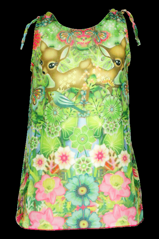 KINDER Baby Kleid Bambi in grün Begrenztes Angebot