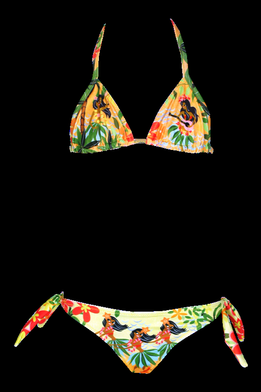 KINDER Baby Bikini Hula in gelb Neueste Stile