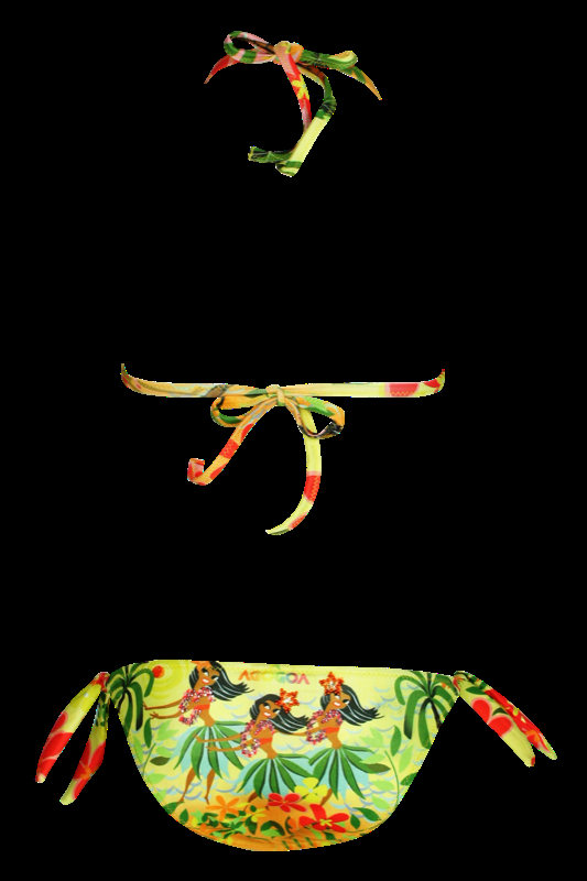 KINDER Baby Bikini Hula in gelb Neueste Stile