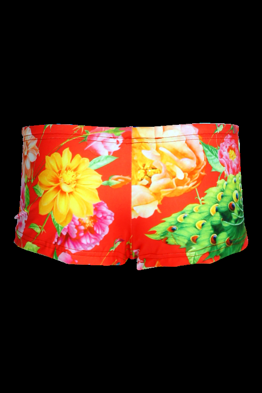 KINDER Baby Short Pavone in rot Nur für heute