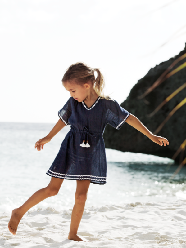 KINDER Girls Grace Kaftan Blue Riesige Rabatte