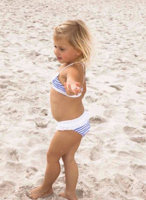 KINDER Baby New York Bikini Blue Stripe Fabrikpreis