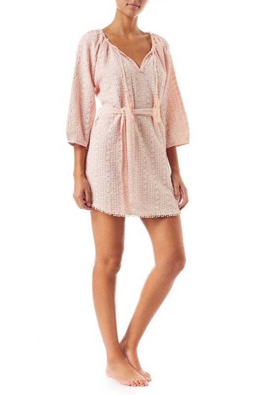 SALE Alicia besticktes Kleid in rosa Lagerräumung