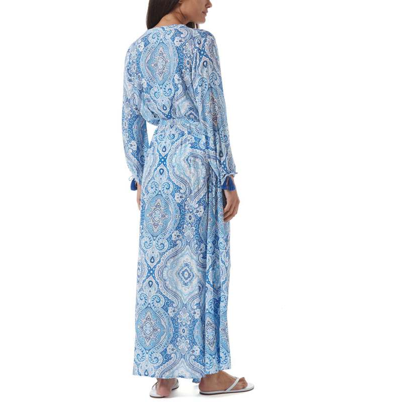 SALE Gabby Mantel Paisley Blue Top Angebot