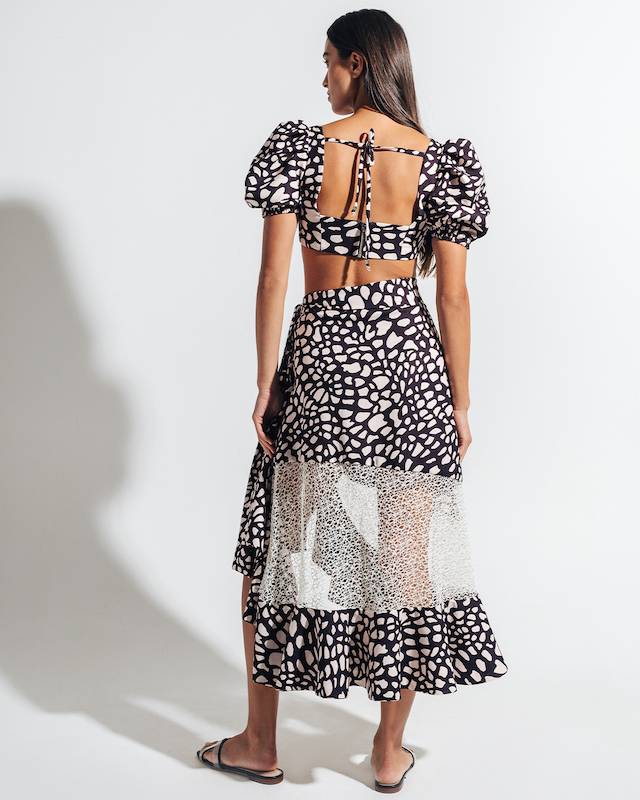 SALE Spotted Cropped Top Neuheiten
