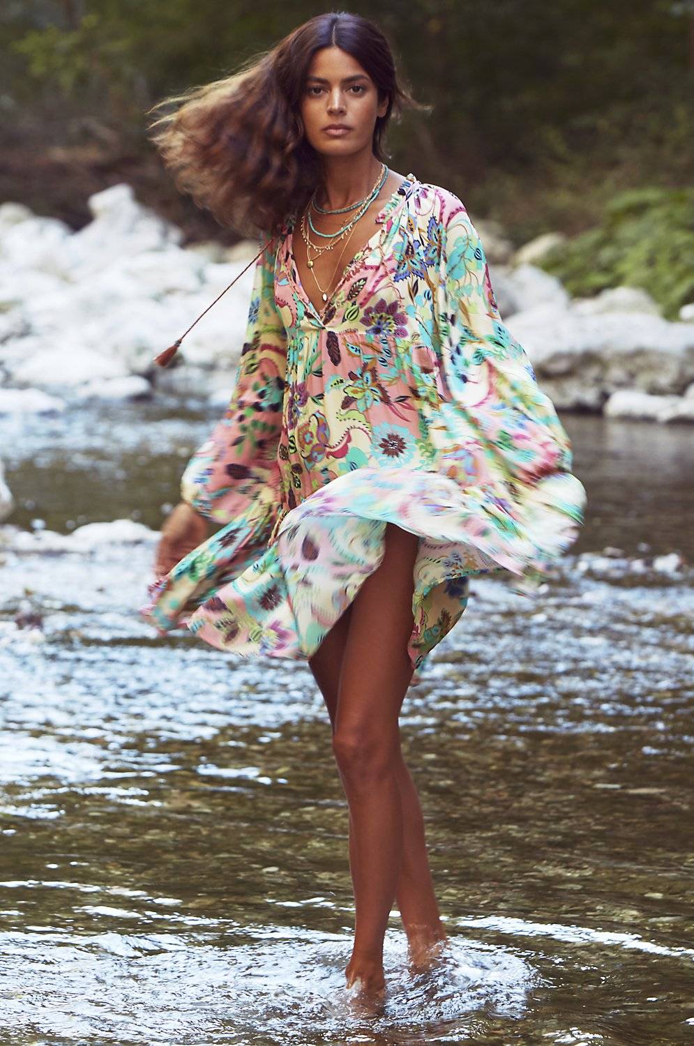 SALE Luana Mini Kaftan Tropic Neueste Stile
