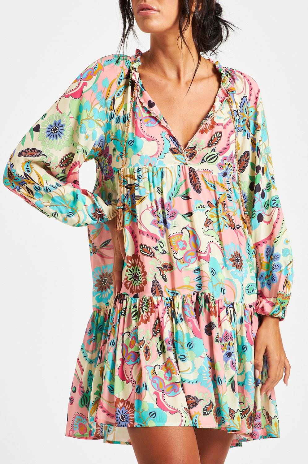 SALE Luana Mini Kaftan Tropic Neueste Stile