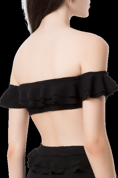 SALE Hopi Padded Bandeau Bikini Schwarz Super Rabatt