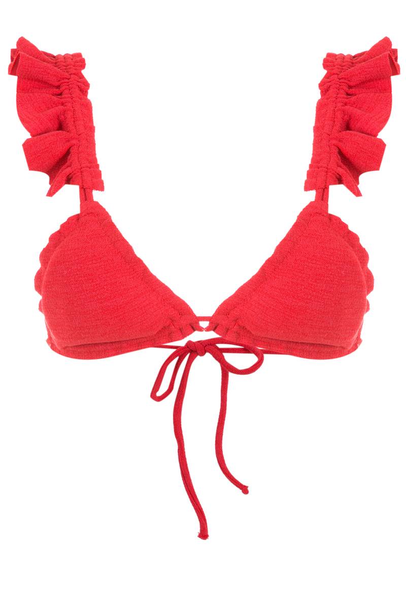 SALE Laven Padded Triangel Bikini Rot Black Friday Preise