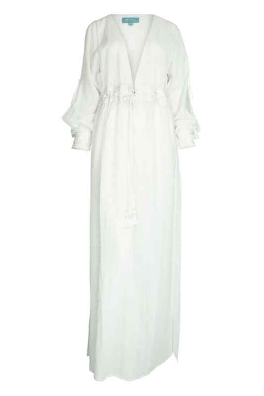 SALE Santorini Maxikleid in weiss