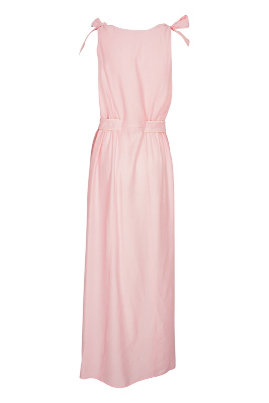 SALE Piped Luxe Maxikleid Rosa Begrenztes Angebot